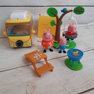 Peppa Pig Family Camping Play Set Peppa Pig Camper Van